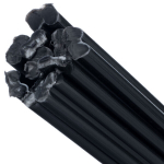 Plastiko suvirinimo strypas &ndash; Juodas, Universalus naudojimas, Ilgis 20 cm, 10 vnt komplektas