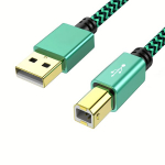 Aioneus USB į USB Kabelis Spausdintuvui 5M Nailonas., 1,8M / 6FT