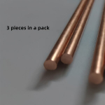 Vario strypai 5mm skersmens x 300mm ilgio - Gryno vario apvalūs strypai rankdarbiams ir metalo darbams - Pakuotėje 10/5/3, 3vnt/pak