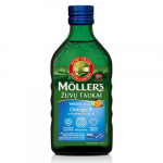 Maisto papildas skysti žuvų taukai Moller's vaisių skonio,, 250 ml
