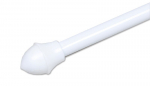 Kafe i&scaron;traukiamas karnizas, 85 cm - 135 cm, baltas