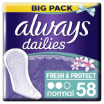 Higieniniai įklotai Always Fresh Normal 58 vnt.