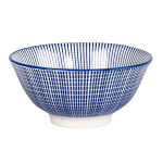 Dubuo | NAVIA | tamsiai mėlyna su rudu apvadu | 16 cm | 927335