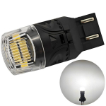 LED lemputė W21/5W, 7443 12V CANBUS 1800lm balta