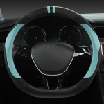 Universalus odinis vairaračio užvalkalas su vidiniu žiedu , Star Blue-D tipo (1855 zom&scaron;os) novatori&scaron;ka automobilio puo&scaron;mena