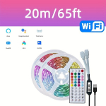 LED juostelių &scaron;viesos, WiFi, Alexa, Google suderinama. , 20M/65FT
