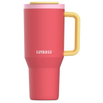 Termosinis puodelis su &scaron;iaudeliu Pink Papaya, 950 ml