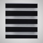 Žaliuzė, roletas Zebra, 80 x 150 cm, juodas