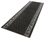Hanse Home kiliminis takas  Floret Black, 80x450 cm