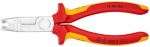 Kabelių nužievinimo replės D8-13 mm + 1,5/2,5 mm2 VDE, Knipex