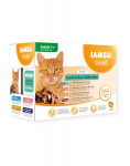 IAMS Cat Delights konservai su pauk&scaron;tiena, ėriena ir žuvimi, 12x85 g