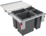 Franke &scaron;iuk&scaron;liadėžė Sorter Garbo 60-3, 18l +12l +8l