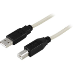 USB kabelis Deltaco USB-218, USB 2.0 A male - B male, 2 m
