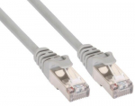 Kabelis DELTACO F / UTP, Cat5e, 1m, 100MHz, gray / 1-STP
