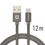 Swissten SW-QU-TYPC-3.1-1.2m-GR