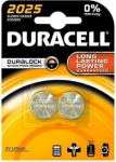 baterijos ličio, cr2025, duracell, lizdinė plok&scaron;telė, 2 pakuotės, 42442