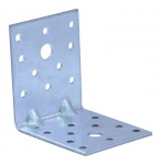 Kampas su sustiprinimu 75x75x60 mm, 2.5 mm plieno