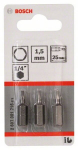 Bosch Hex 1.5 mm antgalis, 3 vnt. (2607001716)