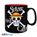 ONE PIECE - Mug (460 ml) Luffy & Skull, ONE PIECE - Mug (460 ml) Luffy & Skull - Puodelis