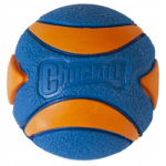 Žaislas &scaron;unims Chuckit! Ultra Squeaker kamuoliukas, M, mėlynas/oranžinis