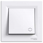 Asfora Jungiklis laiptinis vieno klavi&scaron;o, baltas, Schneider Electric