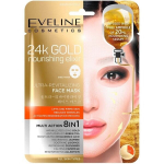 Gaivinamoji veido kaukė Eveline 24k Gold Nourishing Elixir 8in1 20 ml