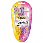 Vienkartiniai skustuvai Bic Miss Soleil Colour Collection, 4 vnt.