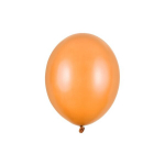 Stiprūs balionai 30 cm Metallic Mandarin, oranžiniai, 50 vnt.