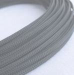 Tekstilinis kabelis, 2x0,5 mm, pilkas, 5 m