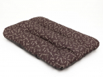 Hobbydog pagalvėlė Eco Prestige R3, 115x80x12 cm, ruda su kauliukais