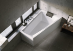 Kampinė vonia RIHO Still Smart Plug&Play 170x110 cm