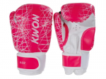 Vaiki&scaron;kos bokso pir&scaron;tinės KWON Kid's NEON 6oz., rožinės