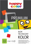 Blok techninis spalvotas A4, 220g, 10 lapų