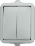 Jungiklis &scaron;viesos Kos Hydro 16ax 250v Ip44 baltas