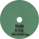 Rubi poliravimo diskas plytelėms, akmeniui, sausam darbui, 100mm, 1500 grūdėtumas