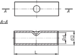 Mėlyna jungiamoji mova Ergom Zm 95, 95mm&sup2;