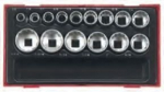 Teng Tools 15 vnt. colinių 1/2" 12-kampinių galvučių rinkinys