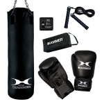 Bokso reikmenų rinkinys Chicago Fit Black, 100 cm