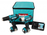 Įrankių rinkinys Makita CLX224A (DF333D + TD110D) 12 V 2x2,0 Ah akum.