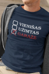 Mar&scaron;kinėliai vyrams &bdquo;Vieni&scaron;as, užimtas, garaže&ldquo;, mėlyni, XS