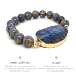 Lazurito ir žadeito apyrankė