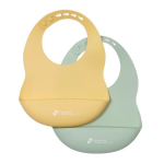 Silikoninis seilinukas Nordbaby Yellow, geltonas
