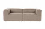 Dvivietė sofa Asir Fora, ruda