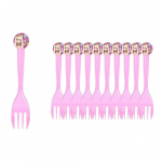 Vienkartinės &scaron;akutės Barbie, 10 vnt.