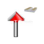Bosch kampinis frezas, 8mm kotas, Expert for Wood serija