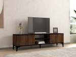TV staliukas Kalune Design Erem, juodas/rudas