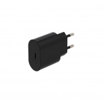 Seek Toti 20W Type-C PD Wall Fast Charger with Type-C to Type-C, 1 m PVC Data Cable 3A, Black