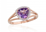 Auksinis žiedas su deimantais moterims Diamond Sky &bdquo;Princess III&ldquo; DS00G790