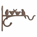 Ketaus gėlių vazono laikiklis Pauk&scaron;čiai Esschert Design, 19 cm