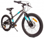 Vaiki&scaron;kas dviratis MTB Shimano 20", juodas